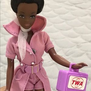 VINTAGE RARE “TWA” AFRO-AMERICAN FLIGHT ATTENDANT